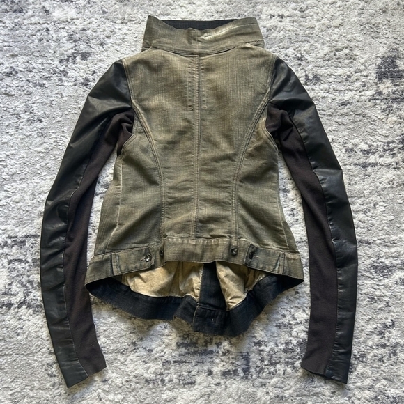Rick Owens SS10 "Dark Dusk" Denim Jacket - Picture 3 of 6